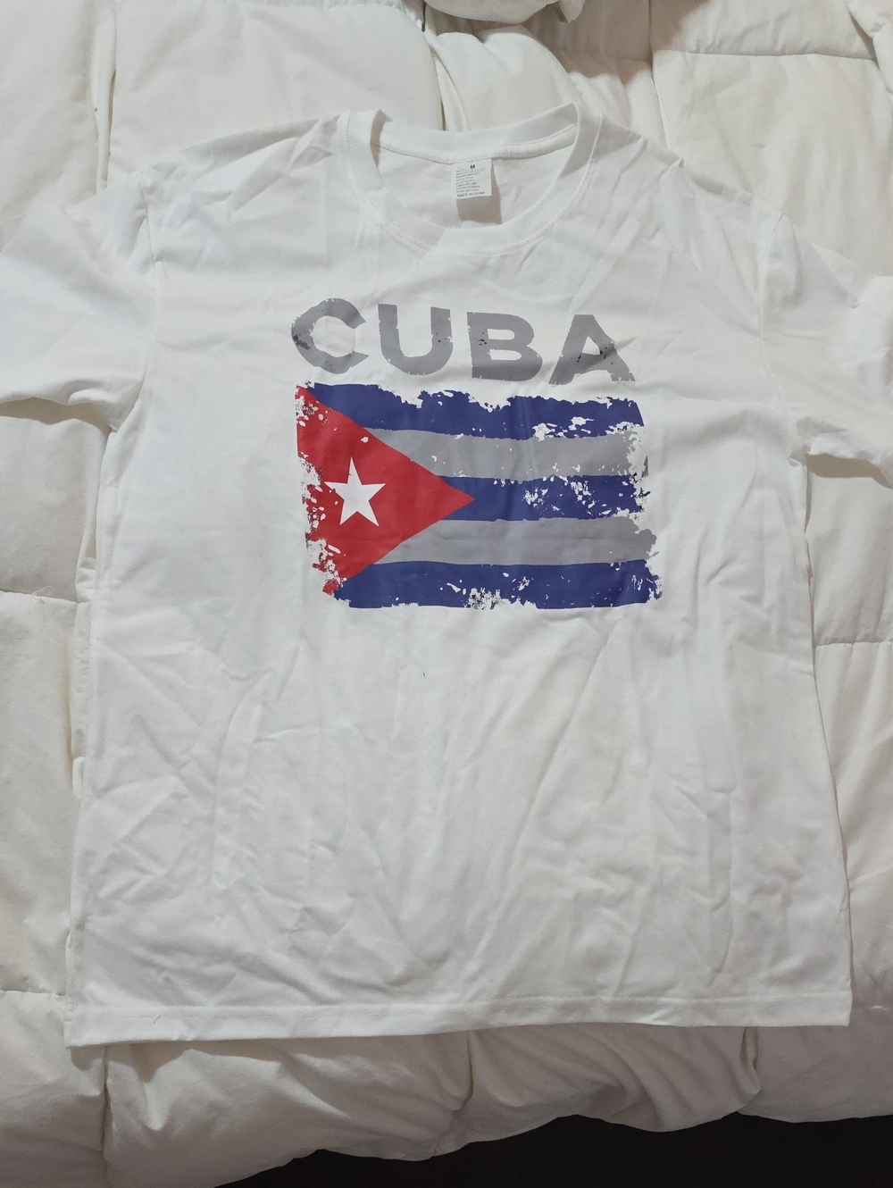 Cuba Graphic White T-Shirt